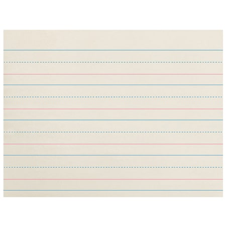 Zaner-Bloser Newsprint Handwriting Paper, Grades PK-K, 10.5 x 8, PK1500 PZP2610